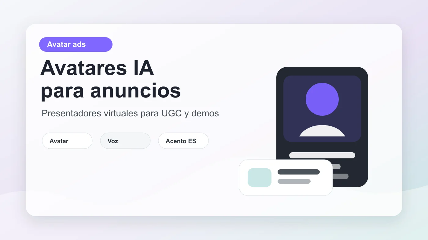 Comparativa visual de generadores de avatares IA para anuncios