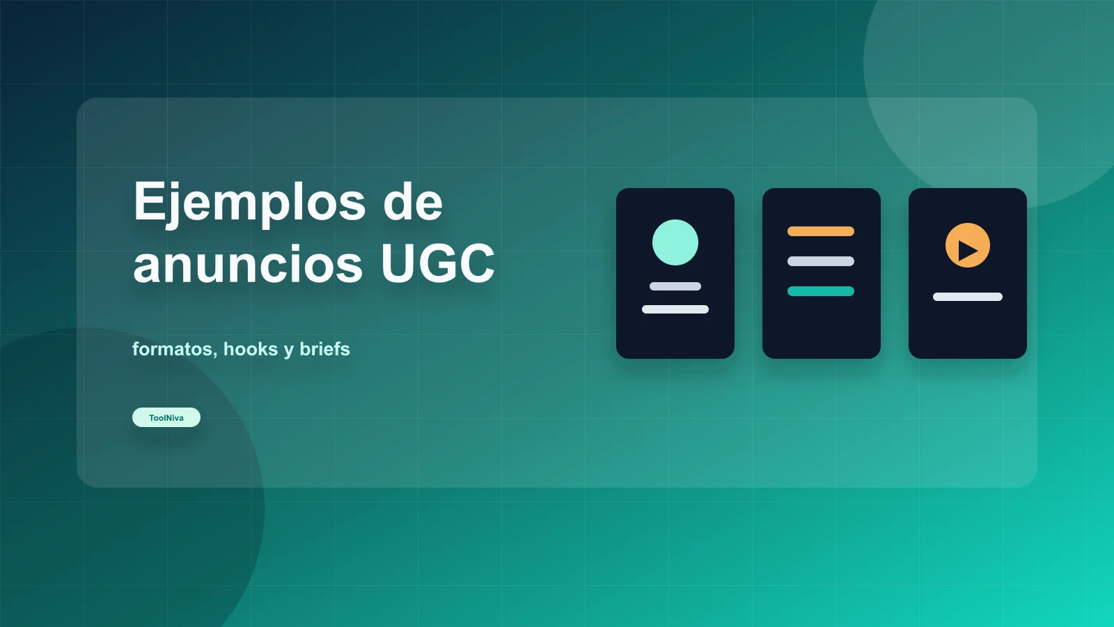 Ejemplos de anuncios UGC mostrados como vídeos verticales con creadores, demos de producto y reseñas