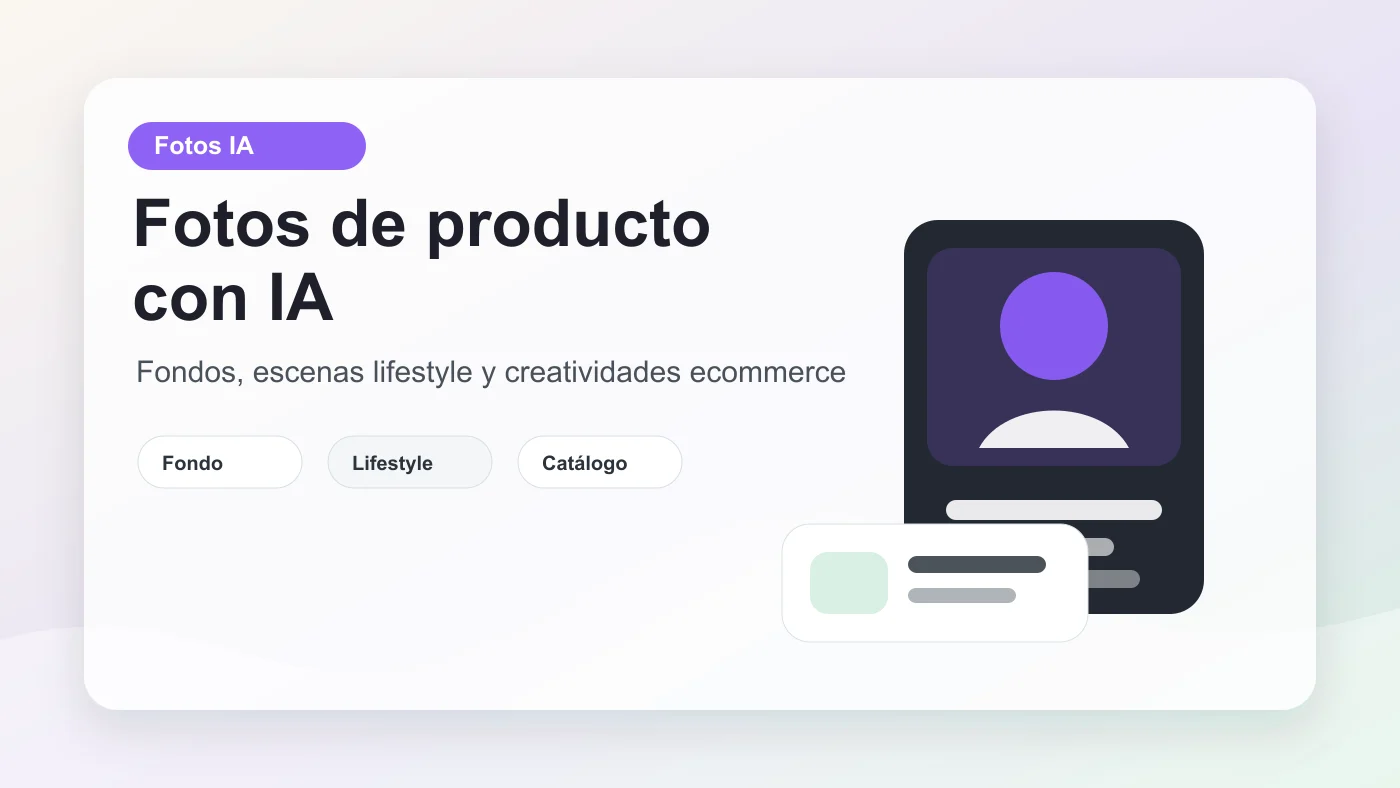 Comparativa visual de generadores de fotos de producto con IA para ecommerce y anuncios