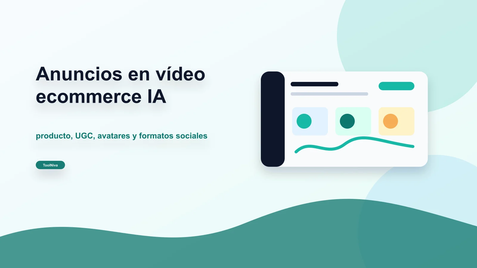 Flujo de anuncios en vídeo para ecommerce con IA, producto, UGC, avatares y variantes para publicidad social