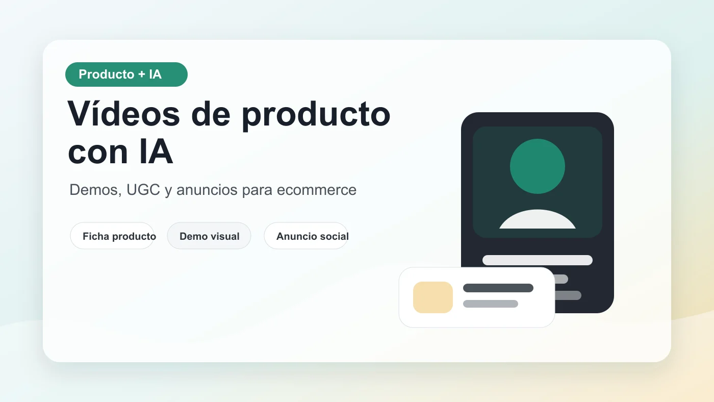 Comparativa visual de herramientas IA para crear vídeos de producto